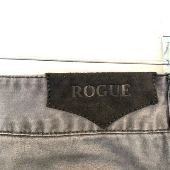 Rogue Gray Slim Fit Casual Chino Pants Lightweight Pockets Straight Leg Size 32 - Picture 3 of 9